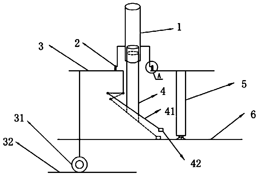 Sizing cutting device for thick plate continuous casting machine and method for improving sizing accuracy