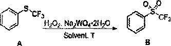 Trifluoroalkyl sulfone compound preparation method