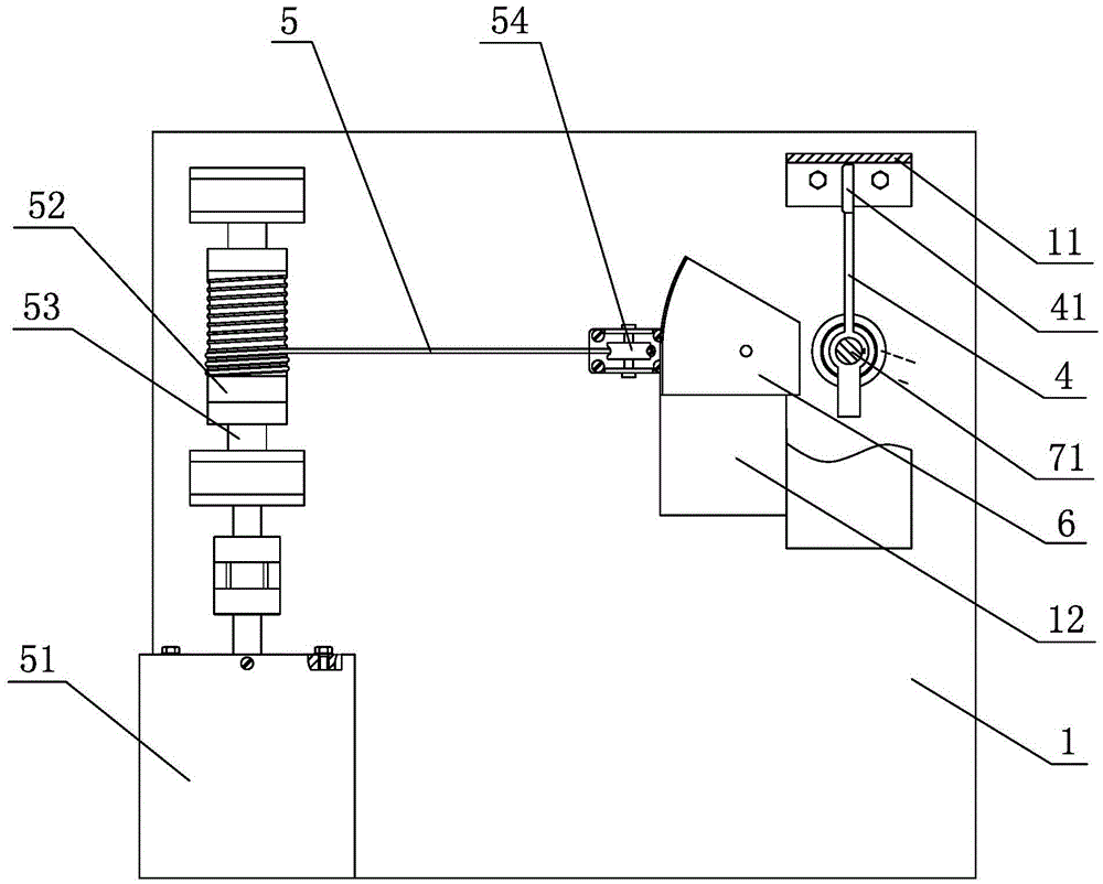 A bait feeding machine