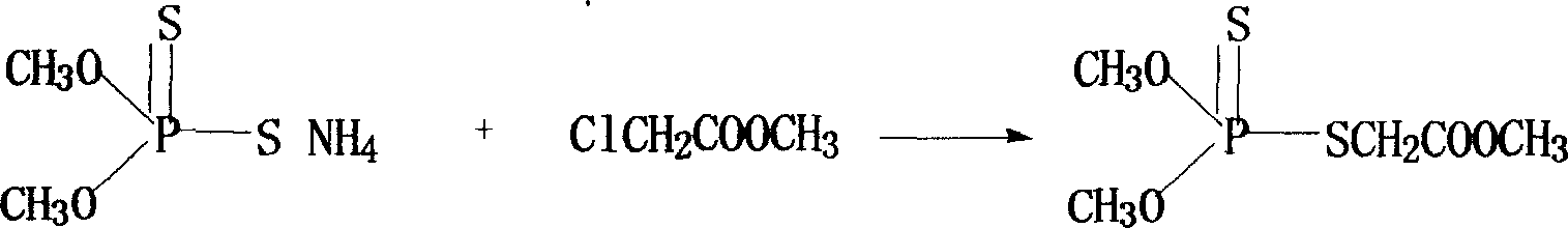 Process for synthesizing dimethoate