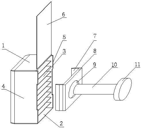 Saline land soil layered sampling device