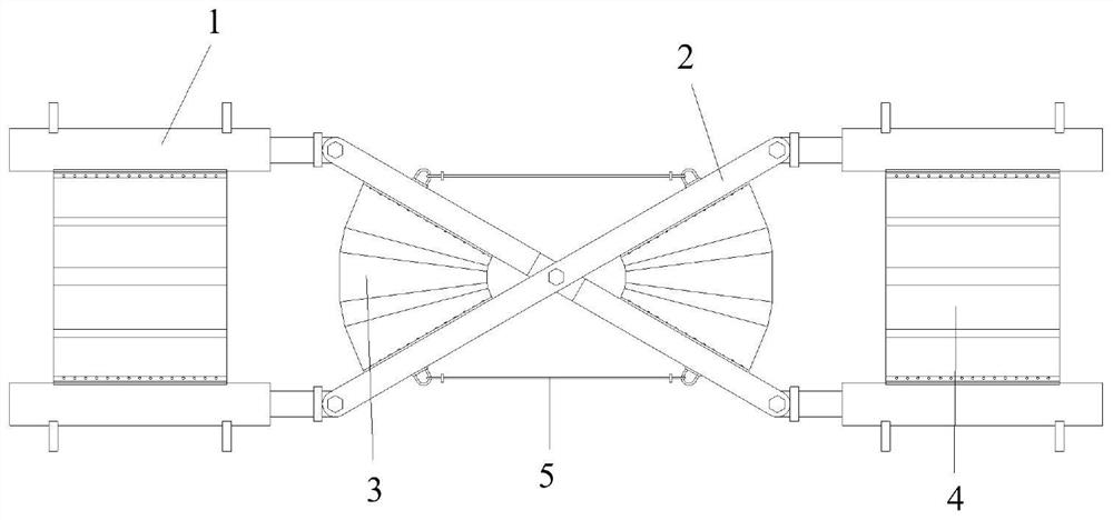 Multidirectional vibration double-control device suitable for steel box girder bridge