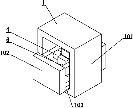 True-triaxial loading and unloading rock stress relaxation test device and test method