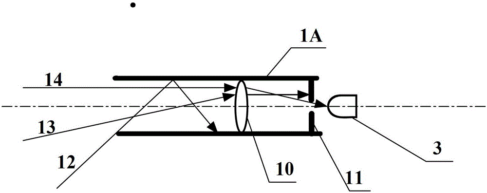 Corona ultraviolet detecting device capable of locating and measuring distance