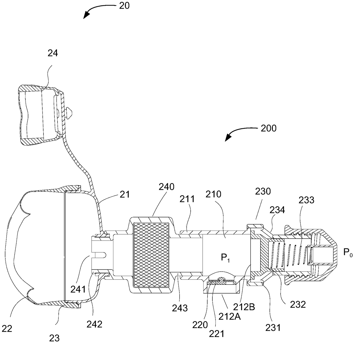 Ventilation control device and breathing mask device having the same