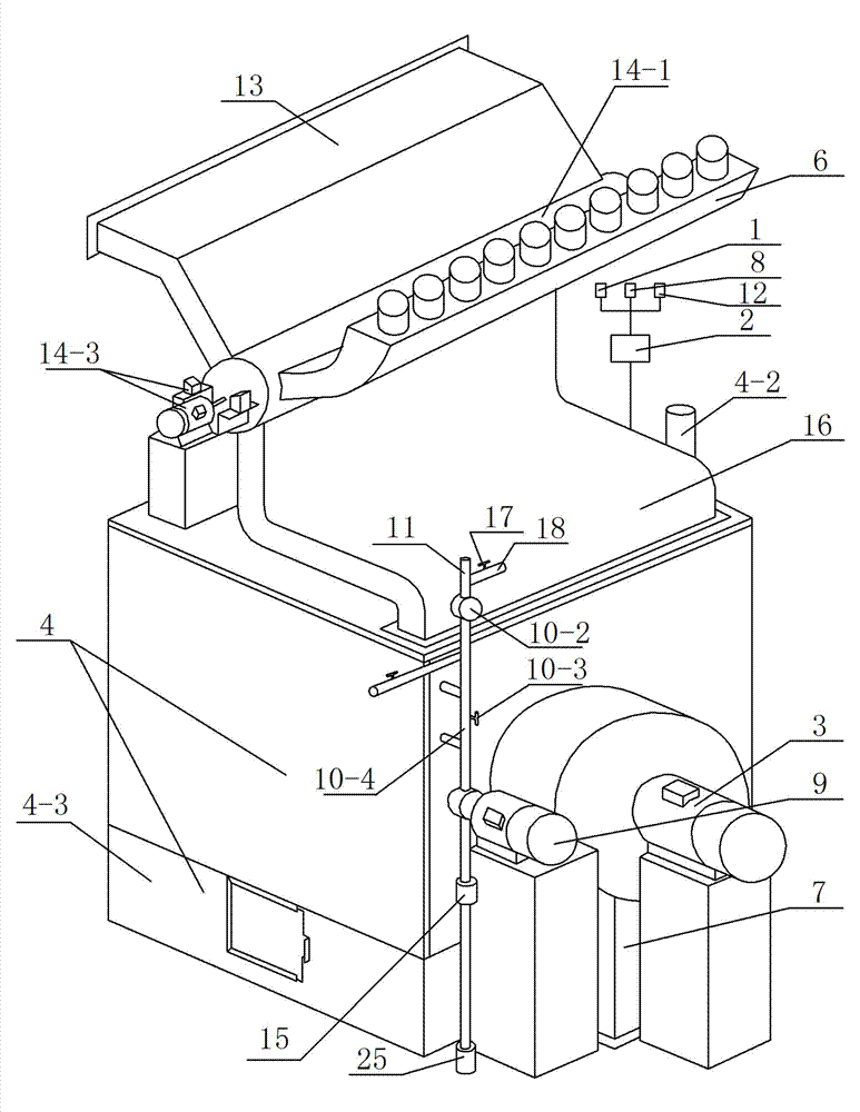 Machine for monitoring cultivation environment of edible fungi