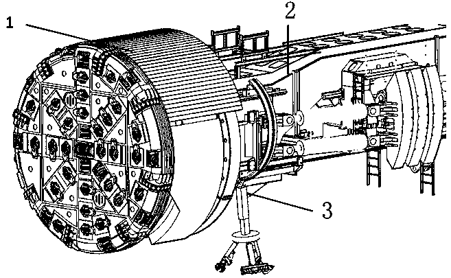 Multi-mode tunnel bottom slag removing robot suitable for tunnel boring machine (TBM)