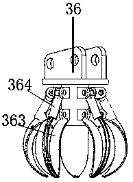 Multi-mode tunnel bottom slag removing robot suitable for tunnel boring machine (TBM)