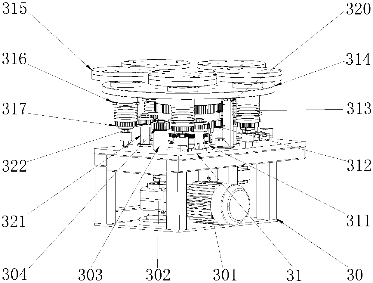 Automatic disc type grinding disc equipment