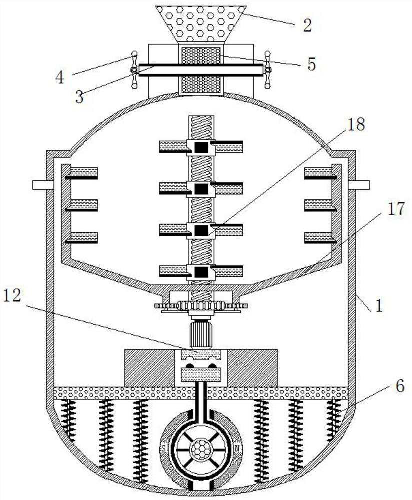 Automatic efficient high-temperature fermentation equipment for organic fertilizer