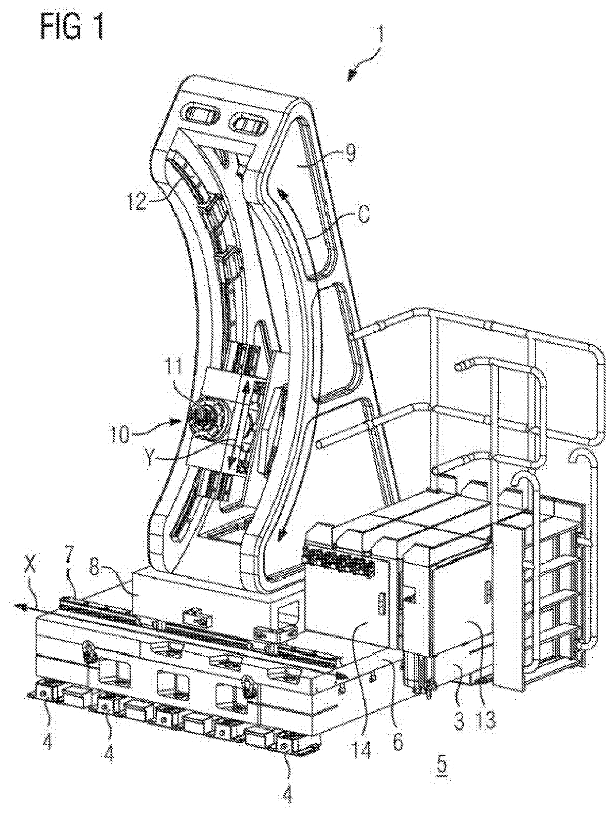 Mobile CNC machining machine