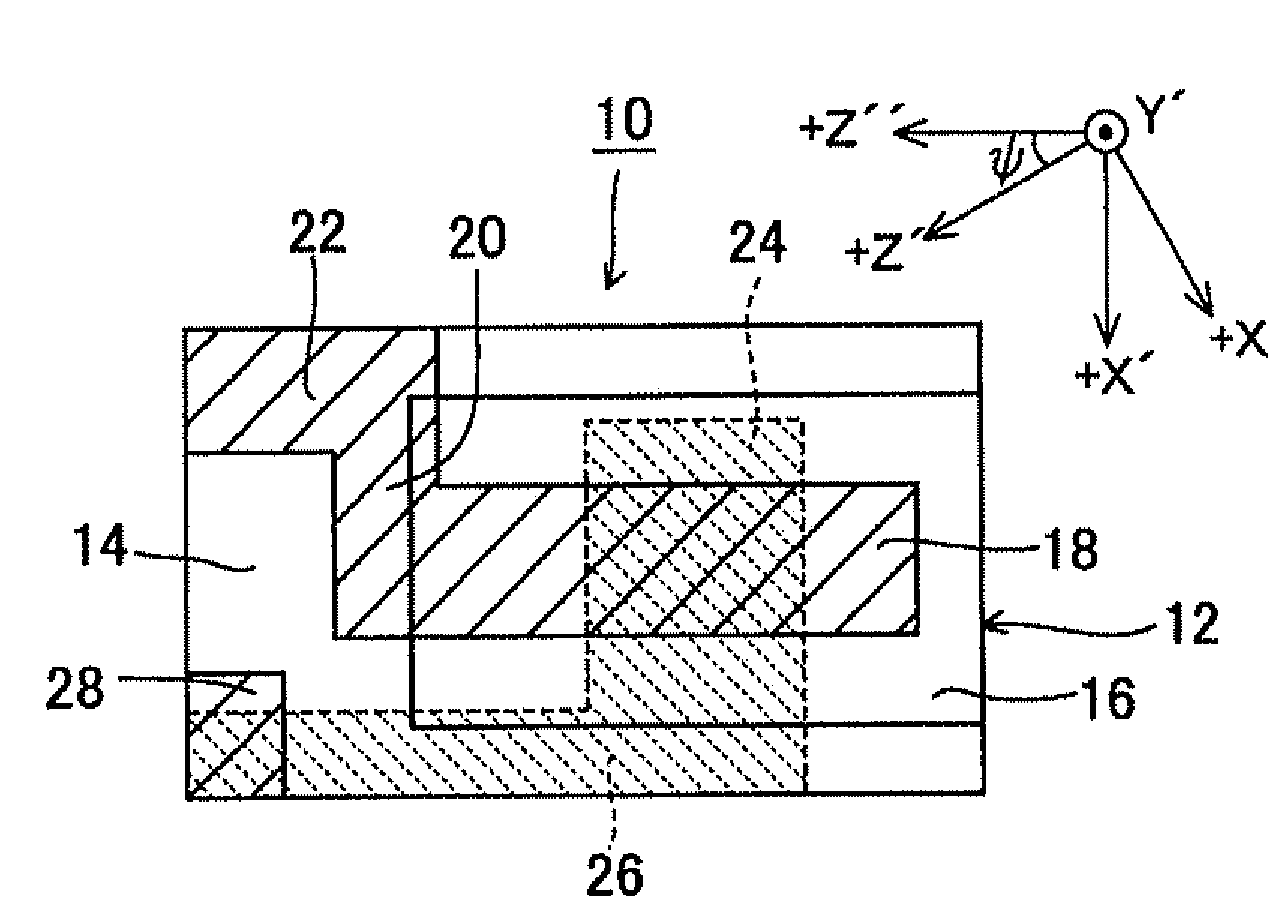 Quartz crystal resonator element, quartz crystal device, and method for producing quartz crystal resonator element