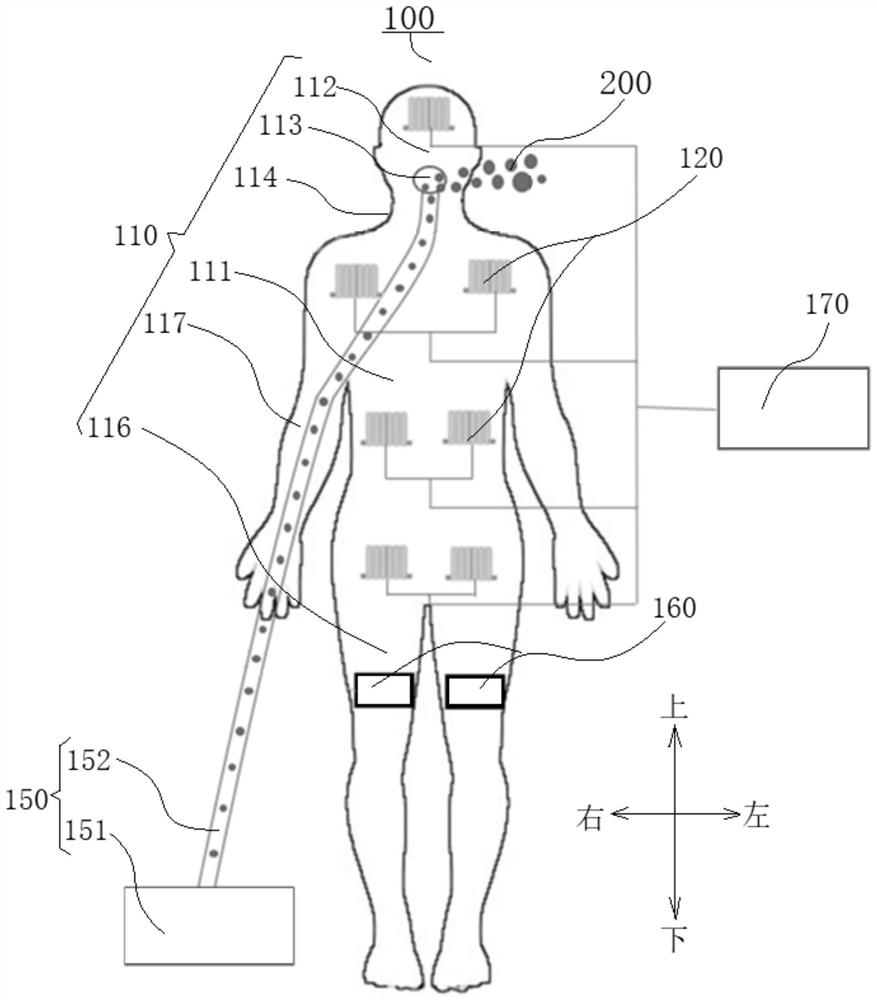 Warm-body dummy for simulating dynamic release of exhaled droplets and simulation method thereof