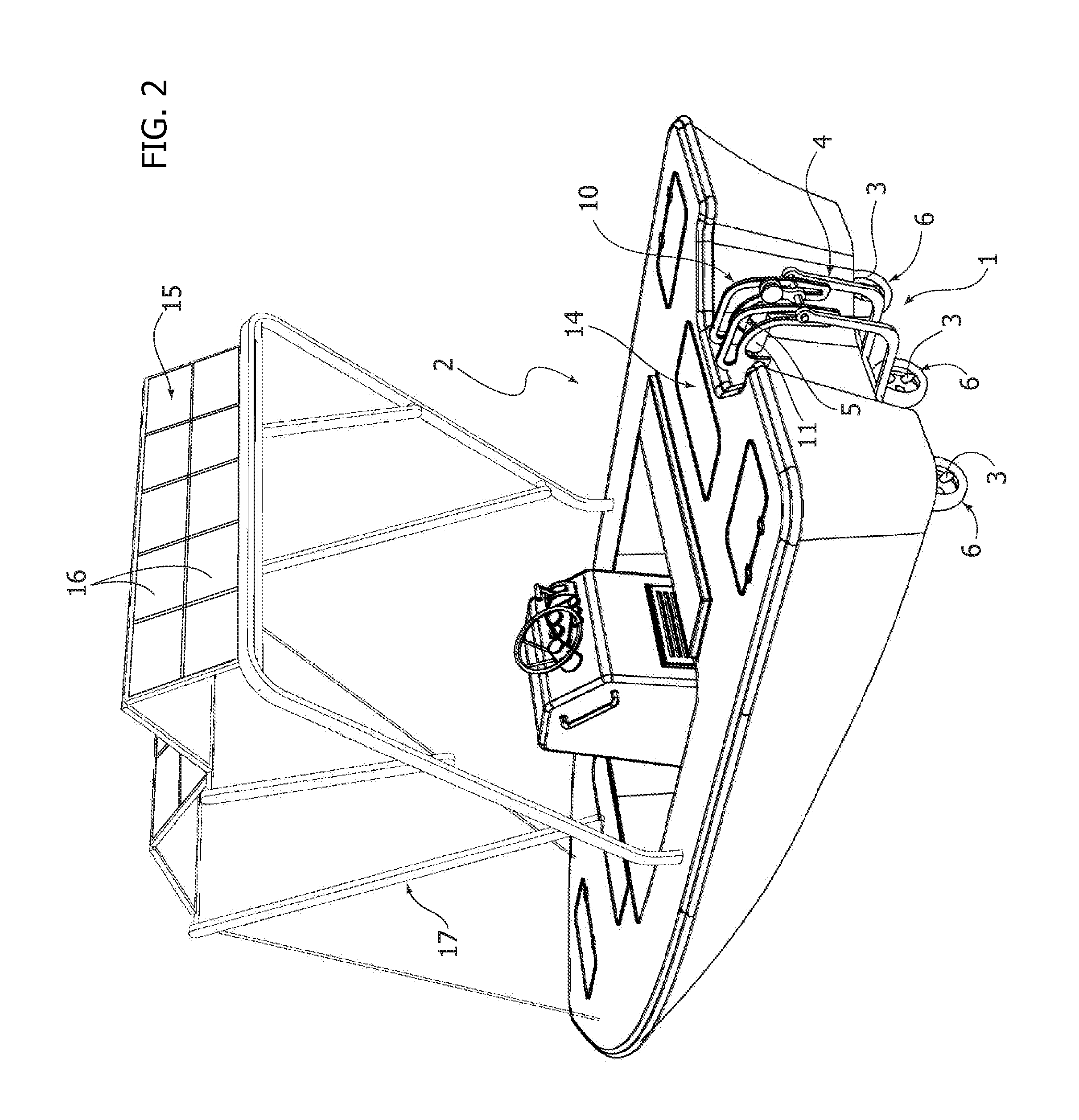 Outboard propulsion system for vessels