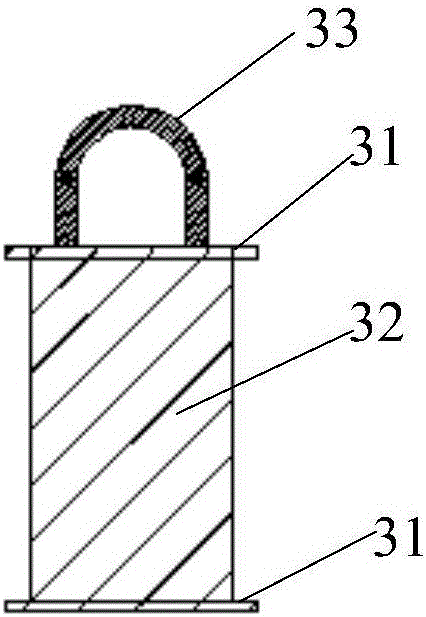 Assembly type overhead platform and construction method thereof