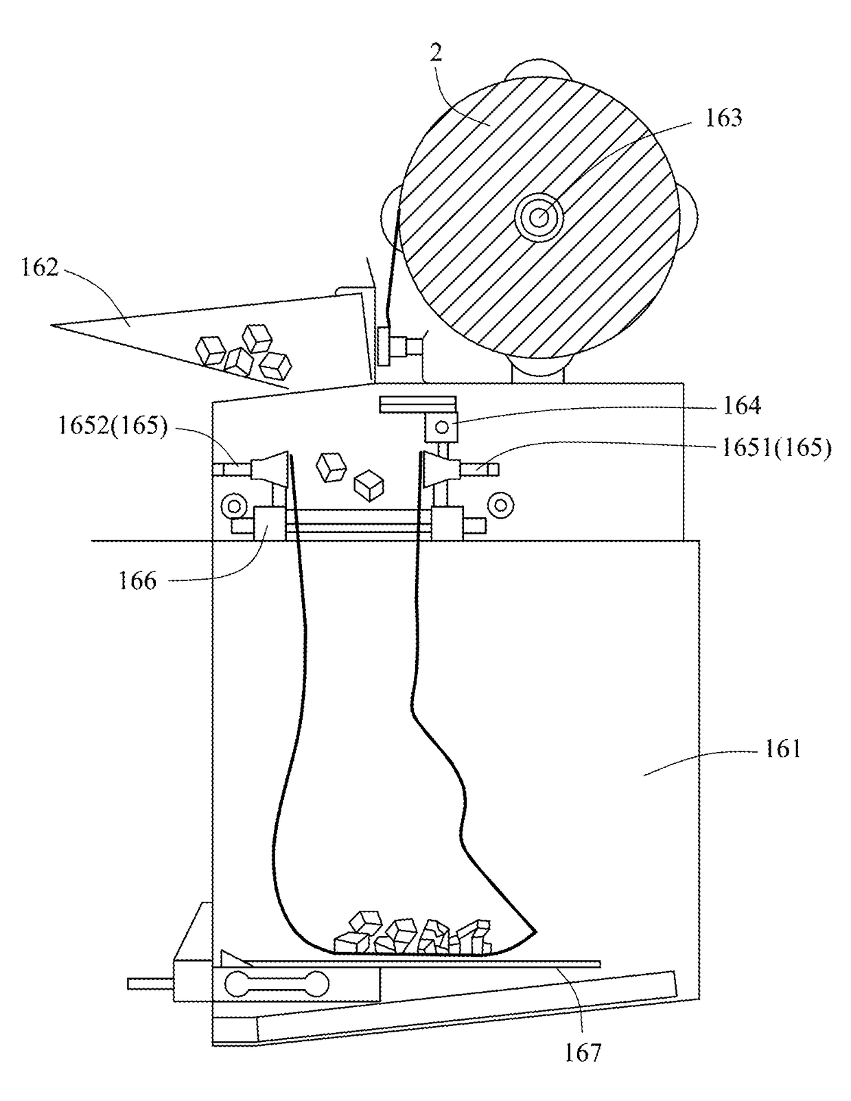 Bag sealer and ice vending machine using the same