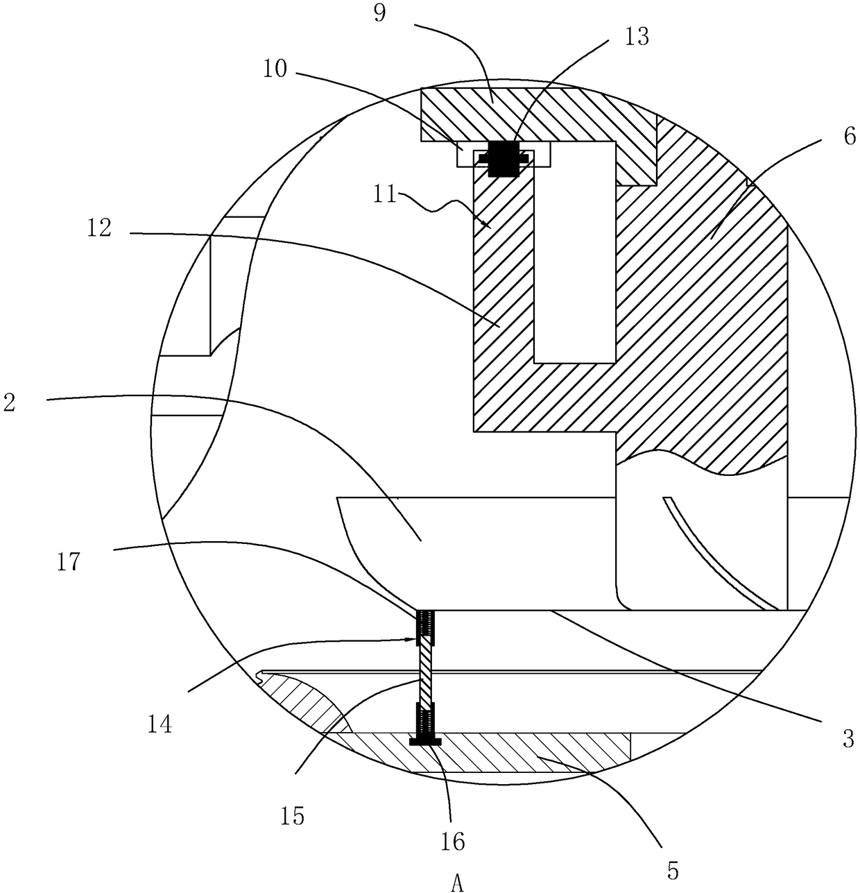 Water pump and floating type cutting assembly