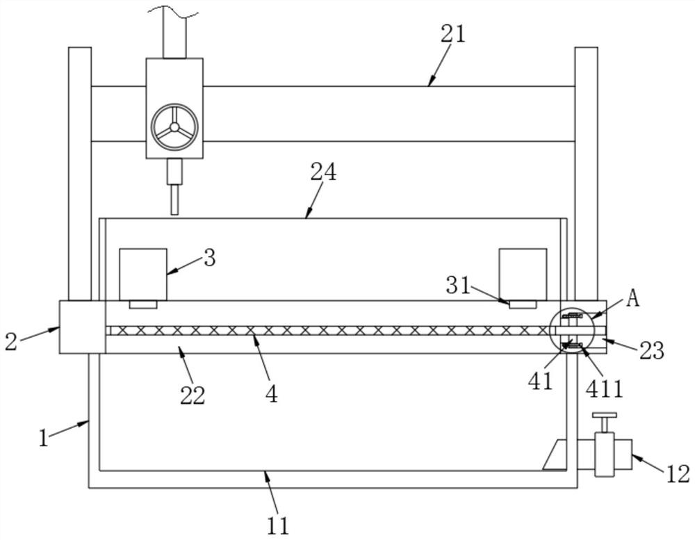 Perforating mechanism for industrial aluminum profile machining