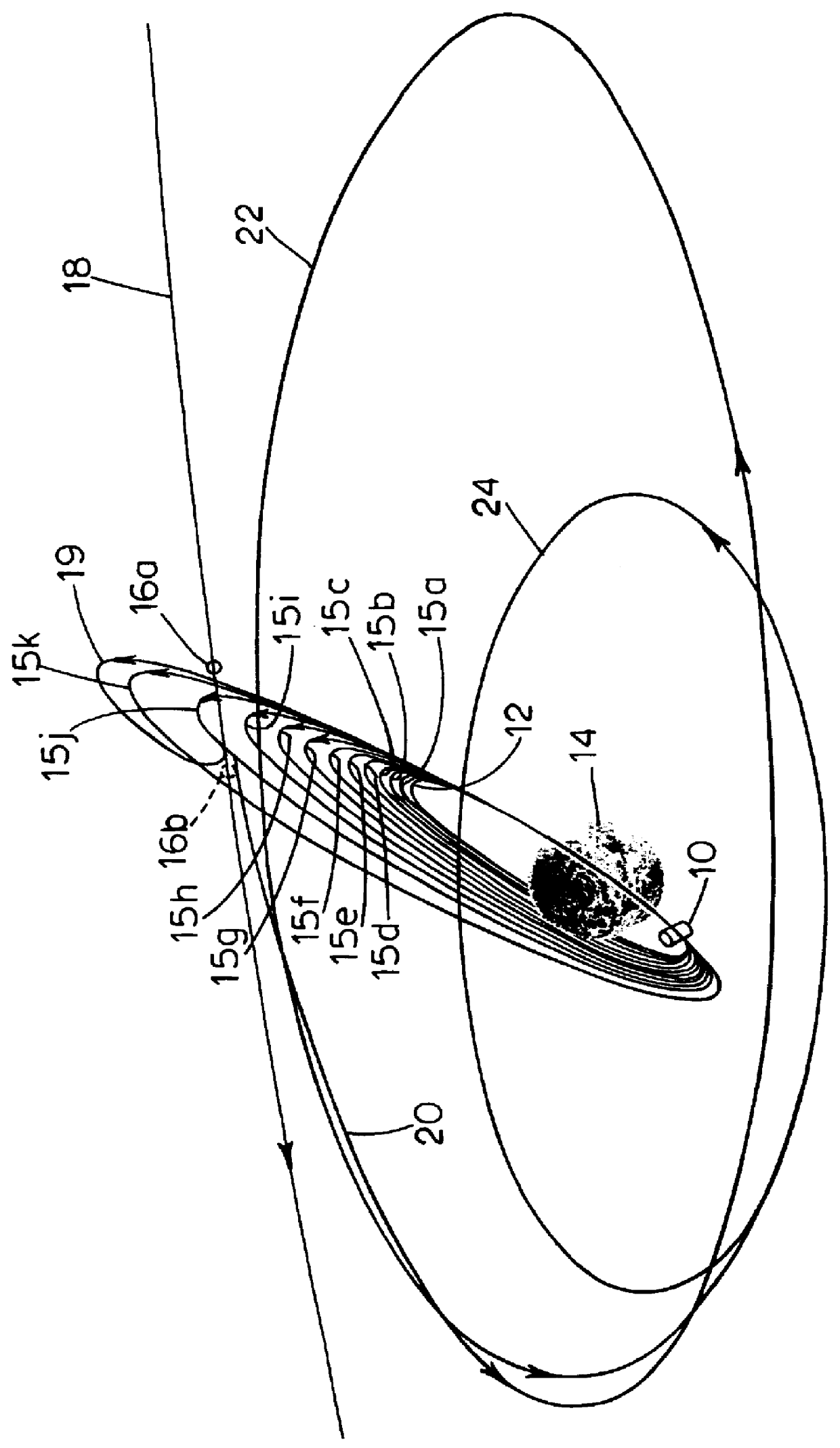 Free return lunar flyby transfer method for geosynchronous satellites