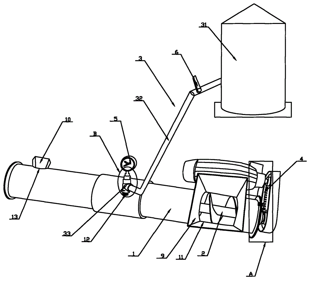 Automatic rice ball steaming device of rice noodle maker