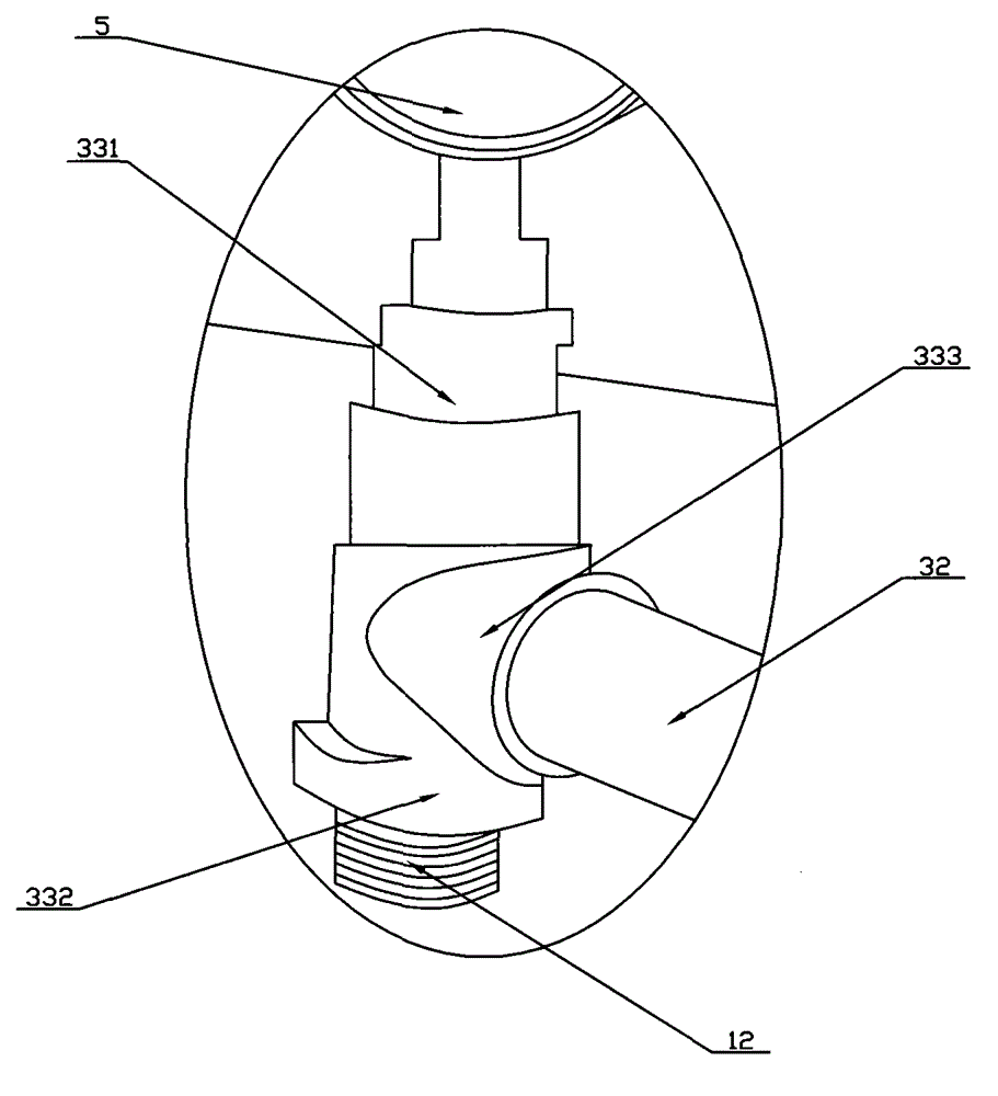 Automatic rice ball steaming device of rice noodle maker