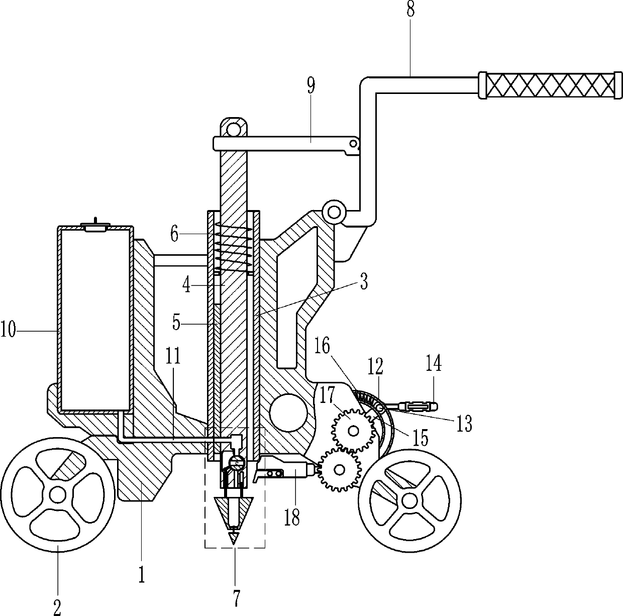 Liquid fertilizer releasing device for agriculture