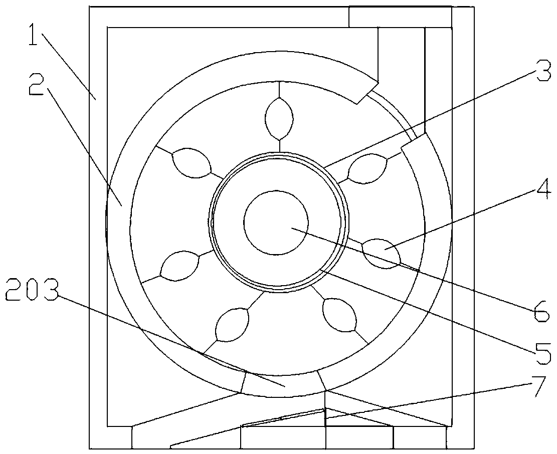 Roller washing machine with efficient dust removal effect