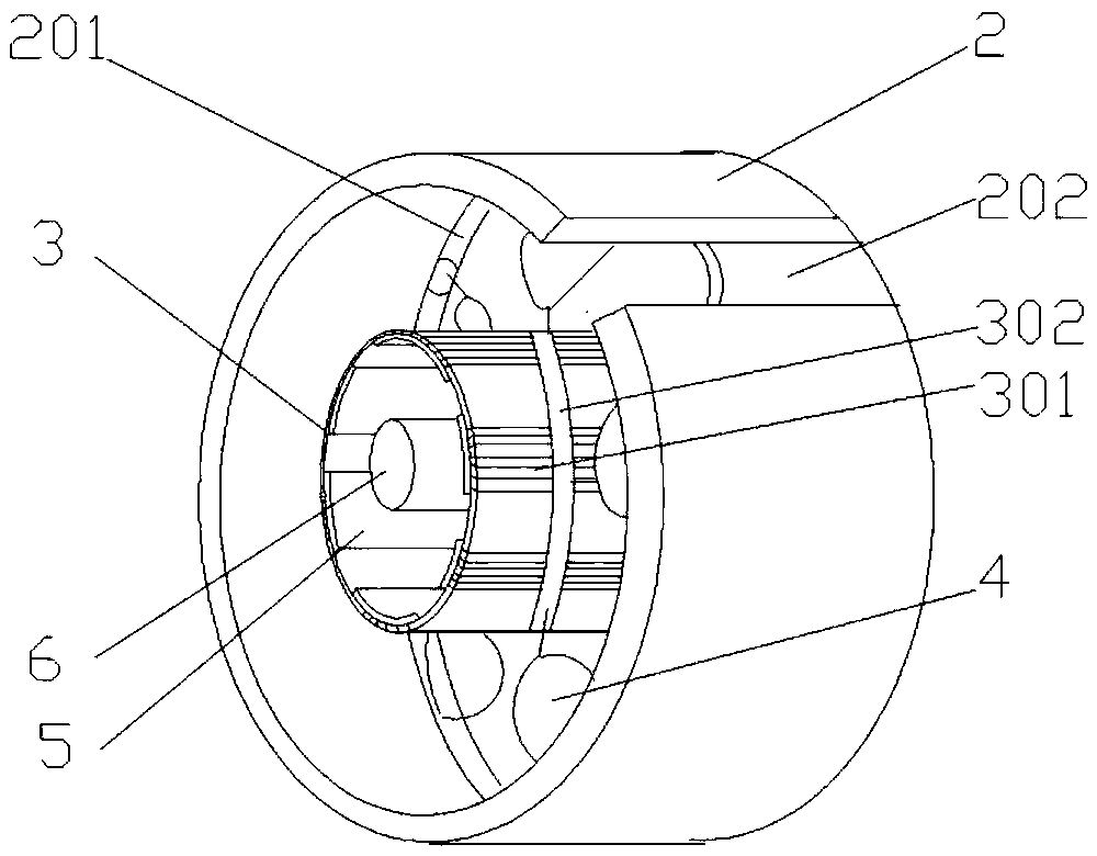 Roller washing machine with efficient dust removal effect