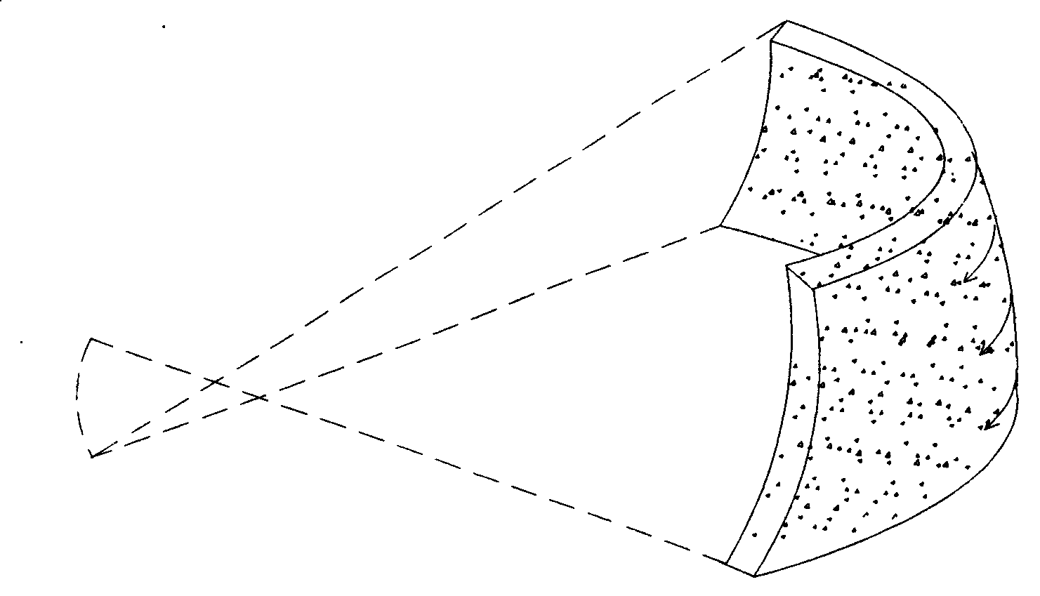 Construction method of three dimension arch steel concrete structure formwork