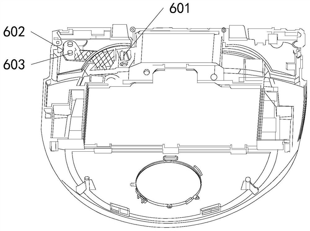 A device for heating and fixing accessories with a plastic column