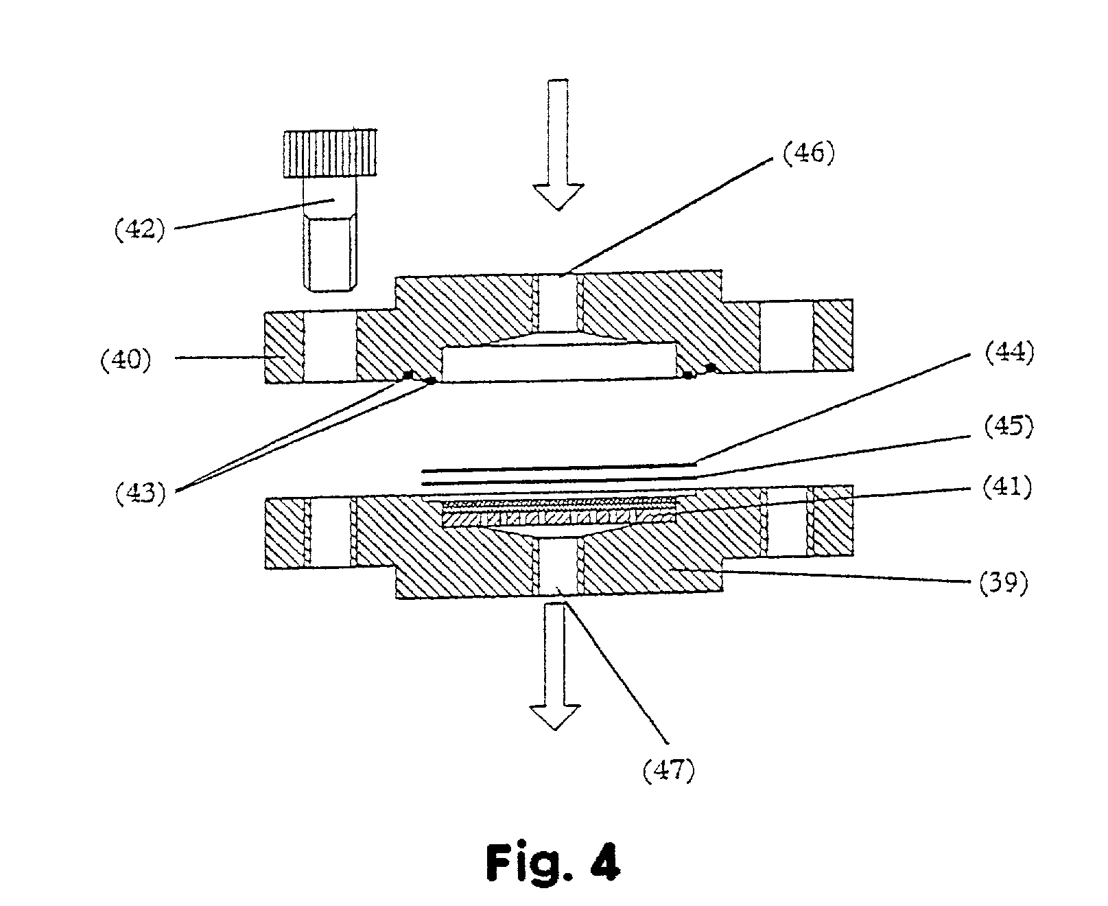 Apparatus having partially gold-plated surface