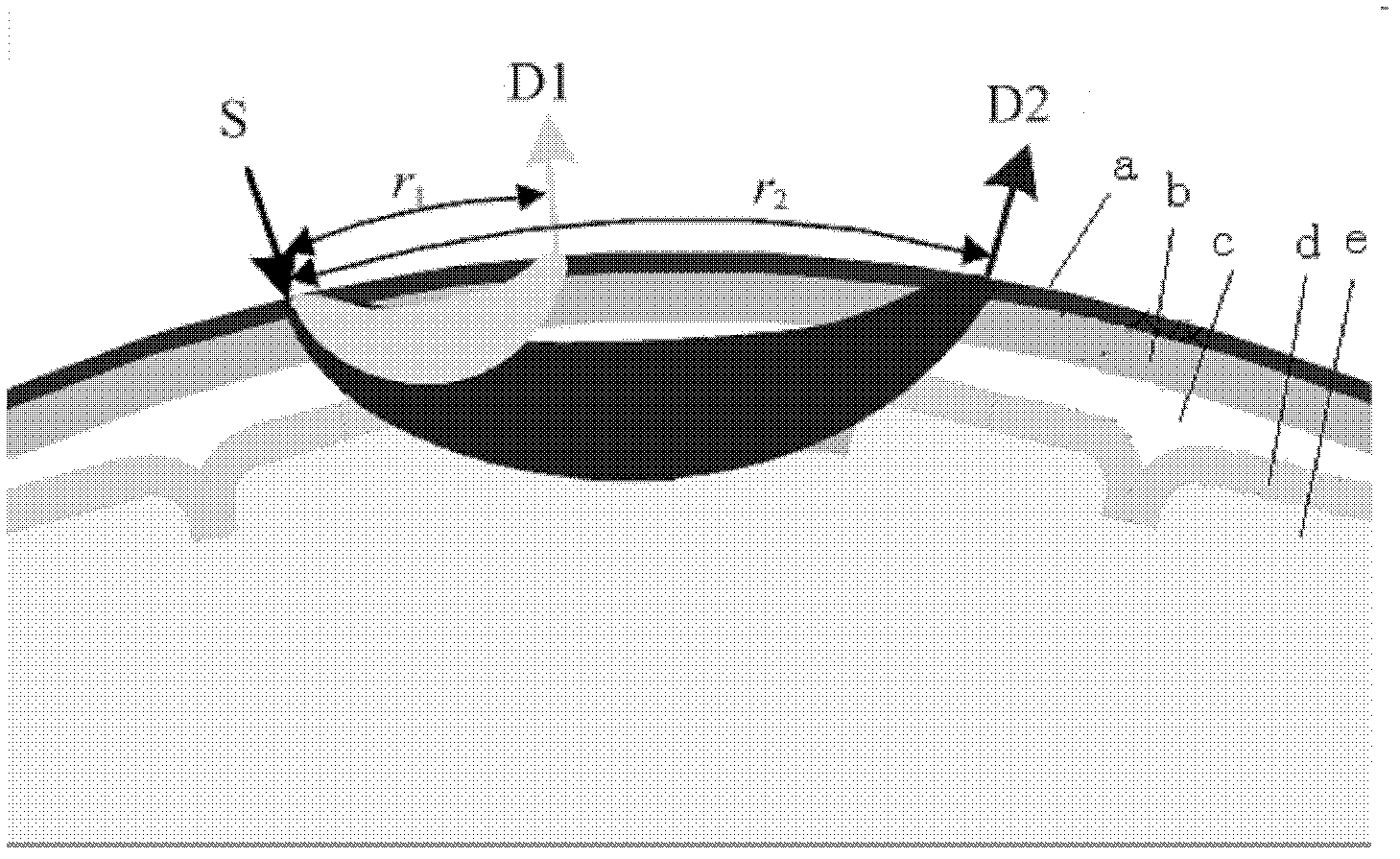 Recursive least squares adaptive-filtering near-infrared brain function signal extraction method based on multi-distance measurement method