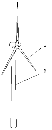 Wind power generation blade