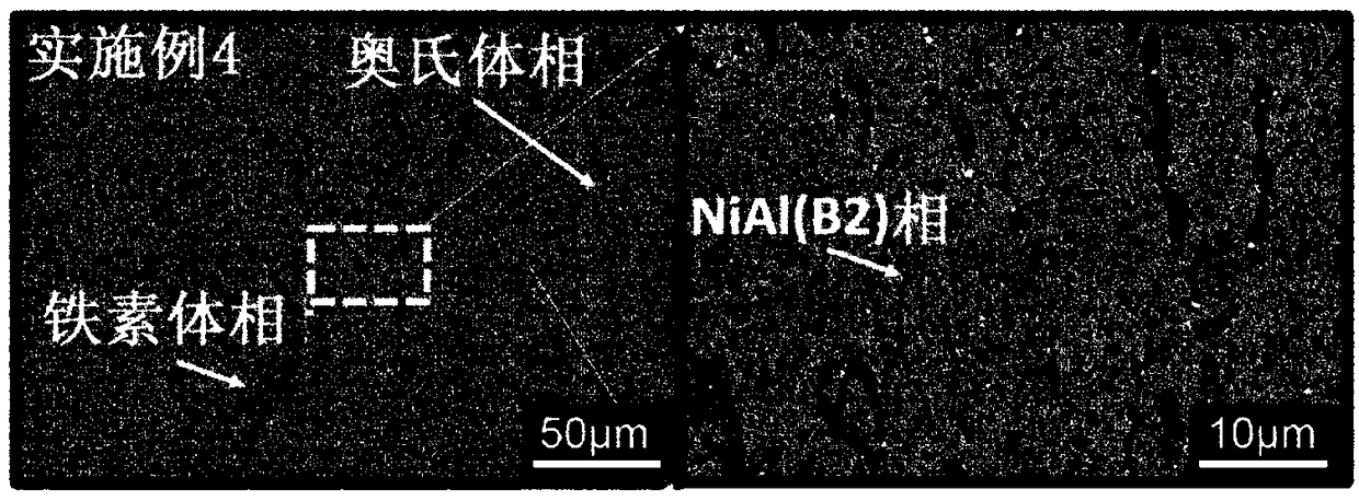 High-strength Fe-Cr-Ni-Al multiplex stainless steel and manufacturing method therefor