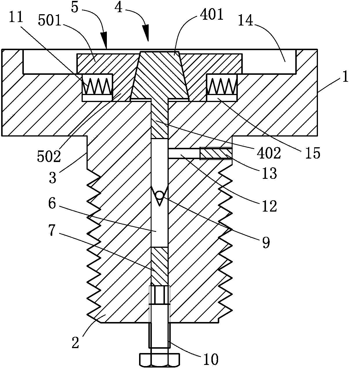 Automobile anti-theft bolt