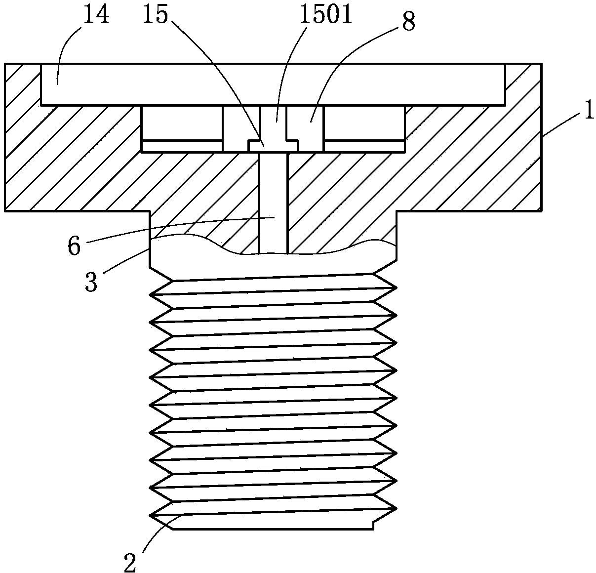 Automobile anti-theft bolt