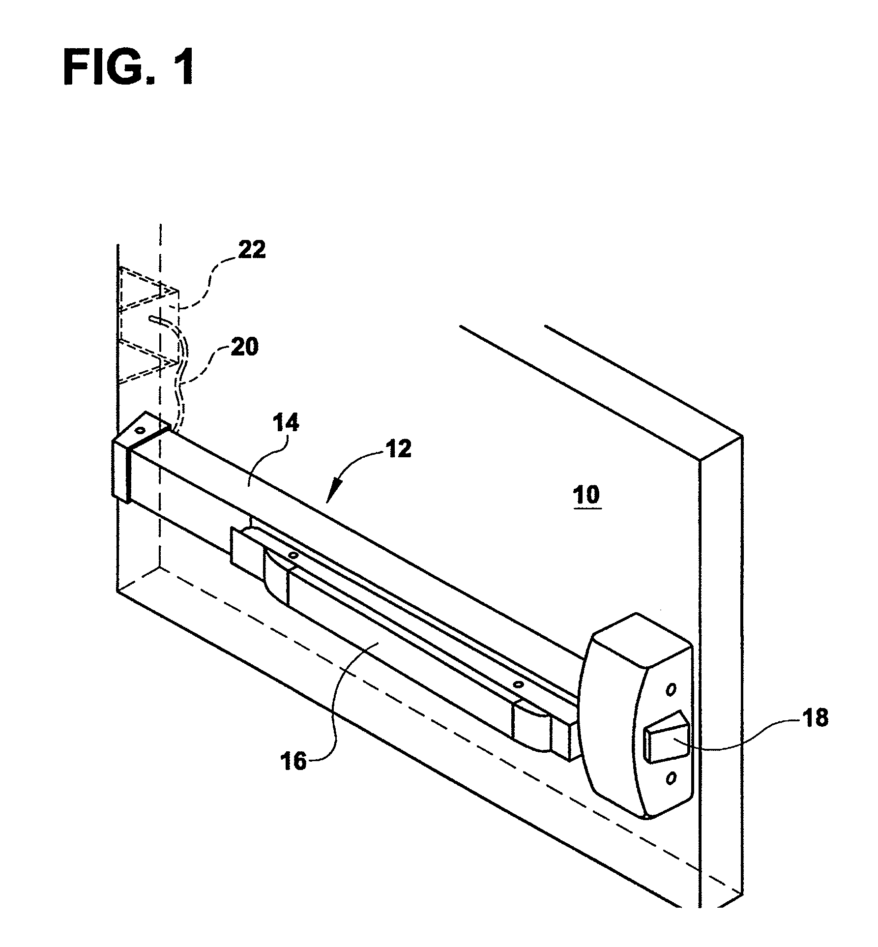 Door hardware drive mechanism with sensor