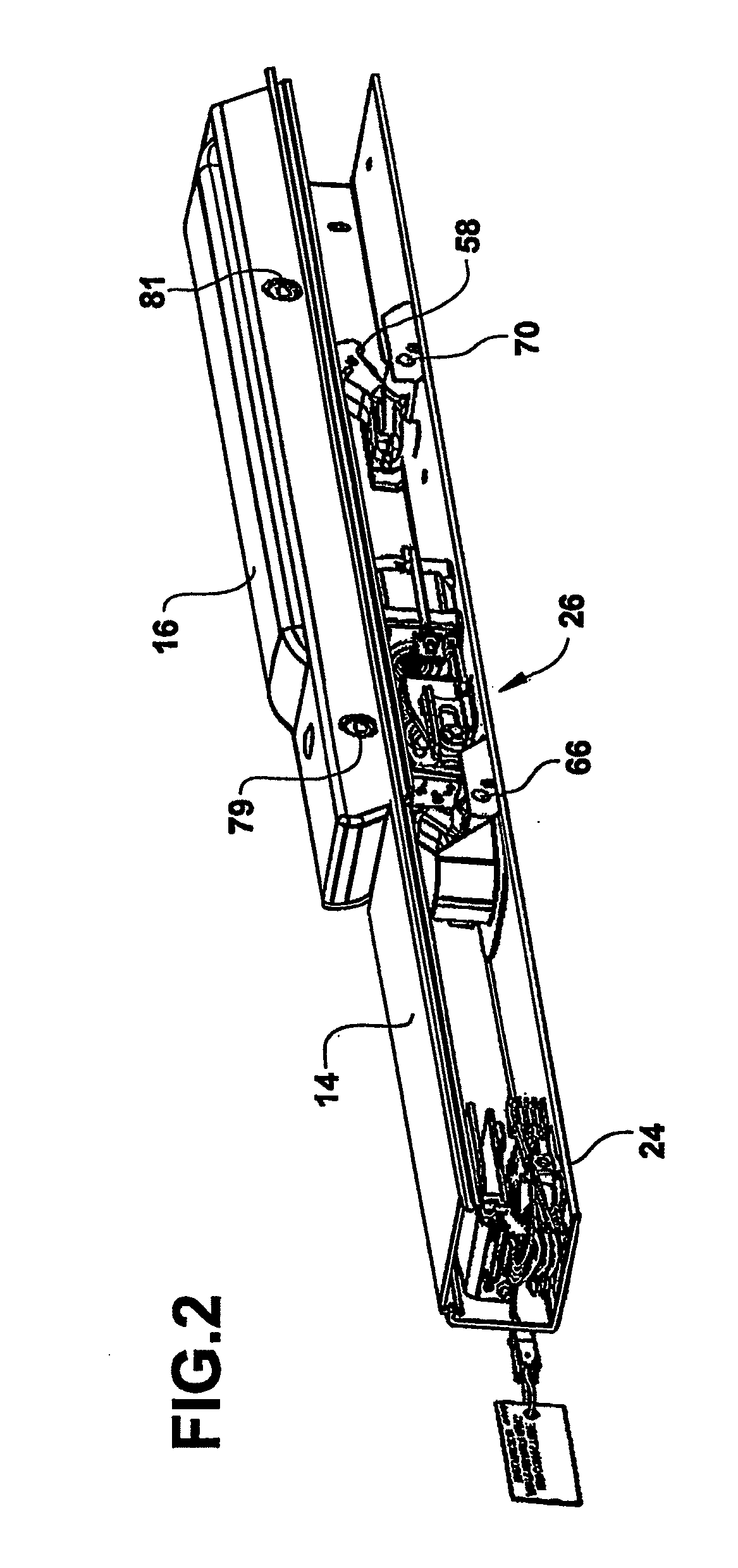 Door hardware drive mechanism with sensor