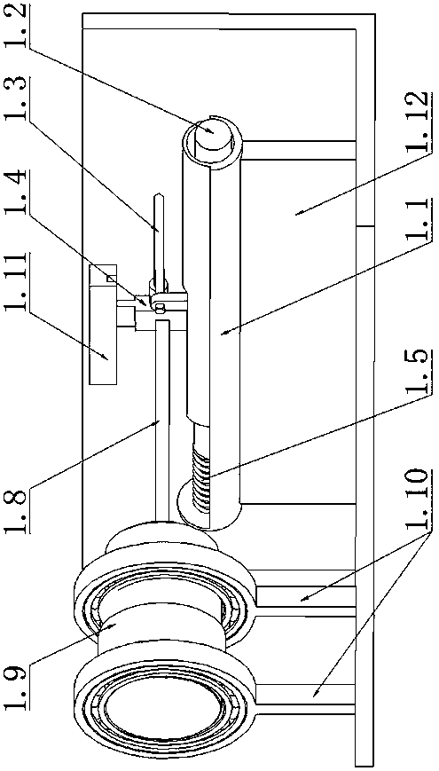 Mechanism capable of controlling nut impacting strength and a nut shell breaking device