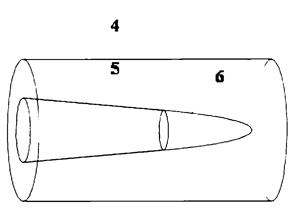 Mine axial flow fan diffusion core barrel and optimizing and resistance reducing design method thereof