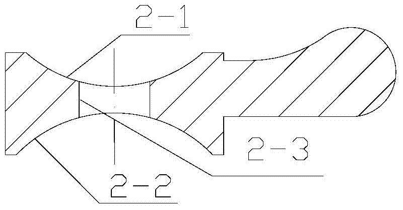 Bypass valve with hyperboloid structure