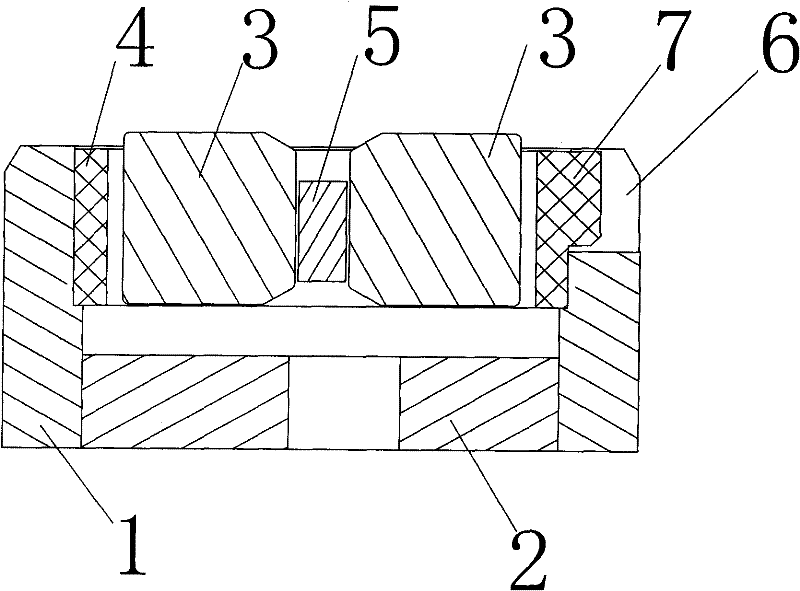 Circumferential magnetic conduction structure of Hall sensor