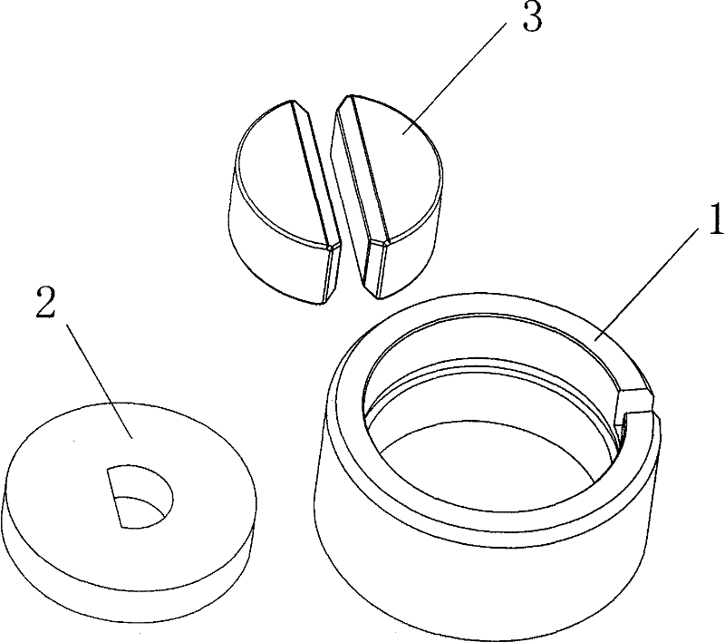 Circumferential magnetic conduction structure of Hall sensor