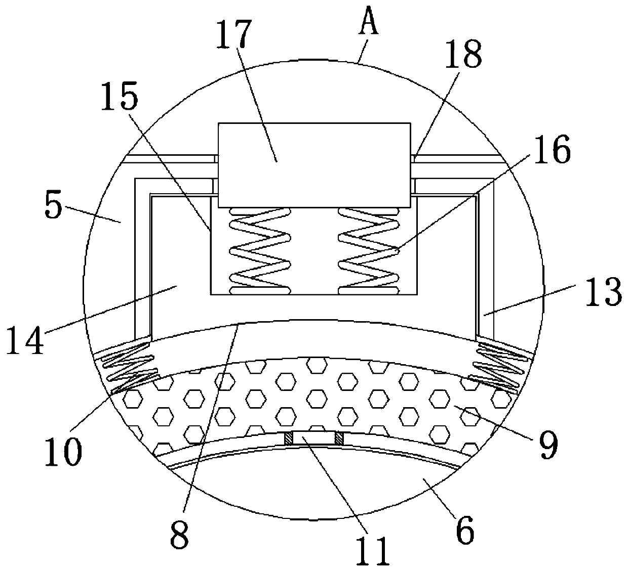 Electric power fitting wear testing machine