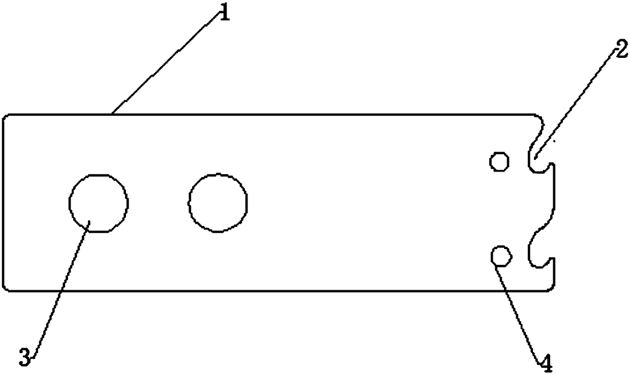 Overhanging part of non-removable formwork system