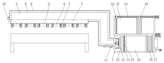 Laser welding flue gas treatment and purification device and purification method thereof