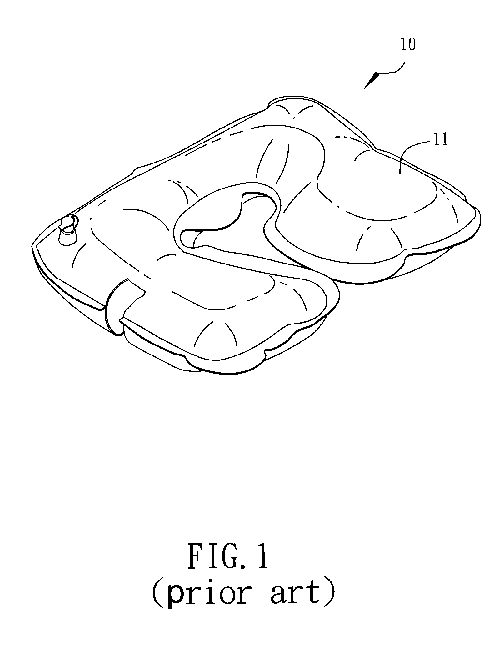 Multi-airbag inflatable pillow