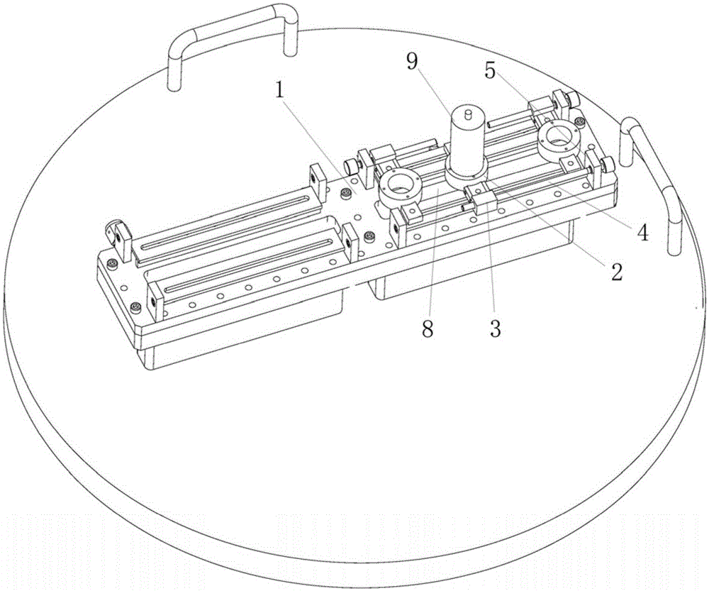 Stepless adjustable apparatus for adjusting probe position of epitaxial wafer temperature measurer