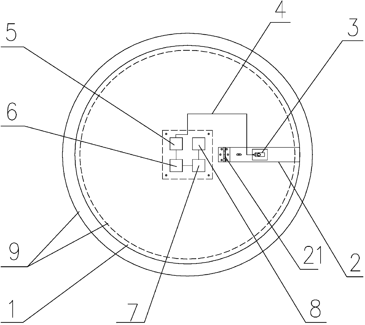 Well lid monitoring and warning system and method