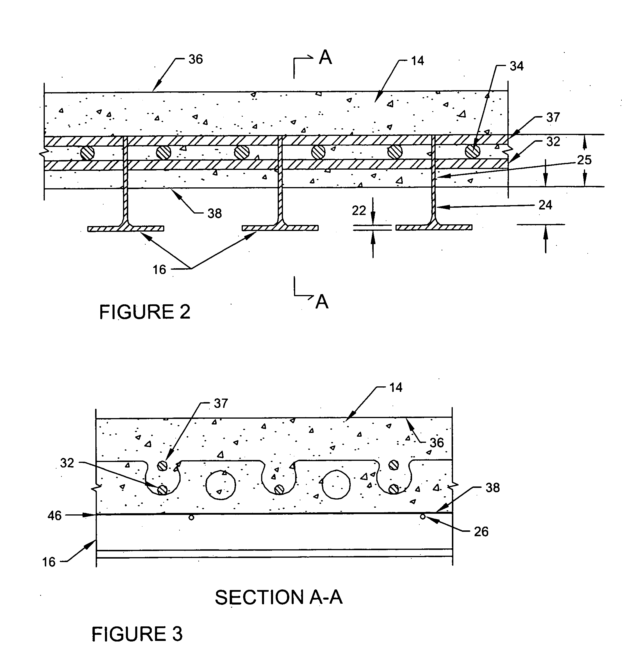 Prestressed or post-tension composite structural system